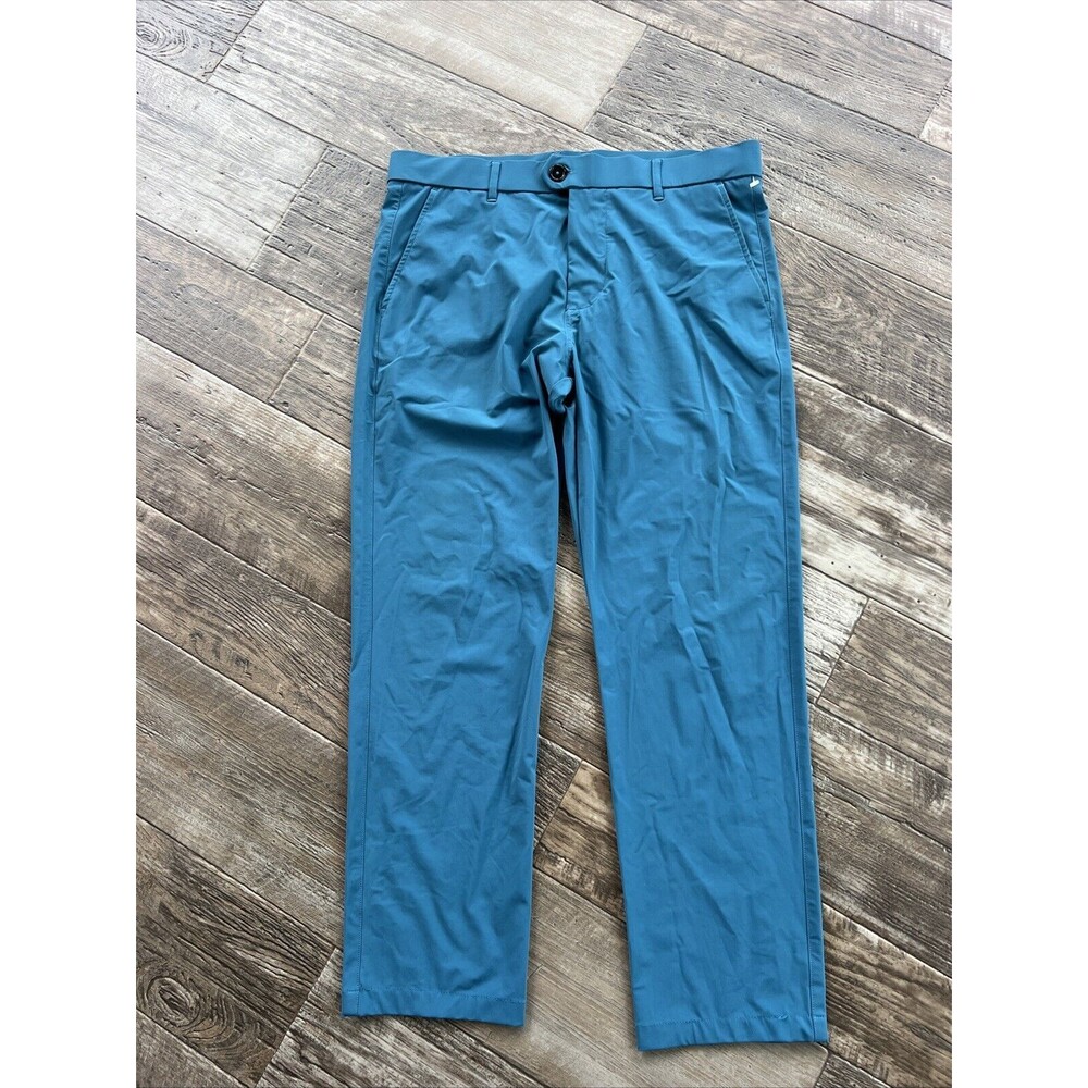 Greyson Montauk Trouser Mens Size 33x27 Golf Performance Stretch‎ Pants Blue